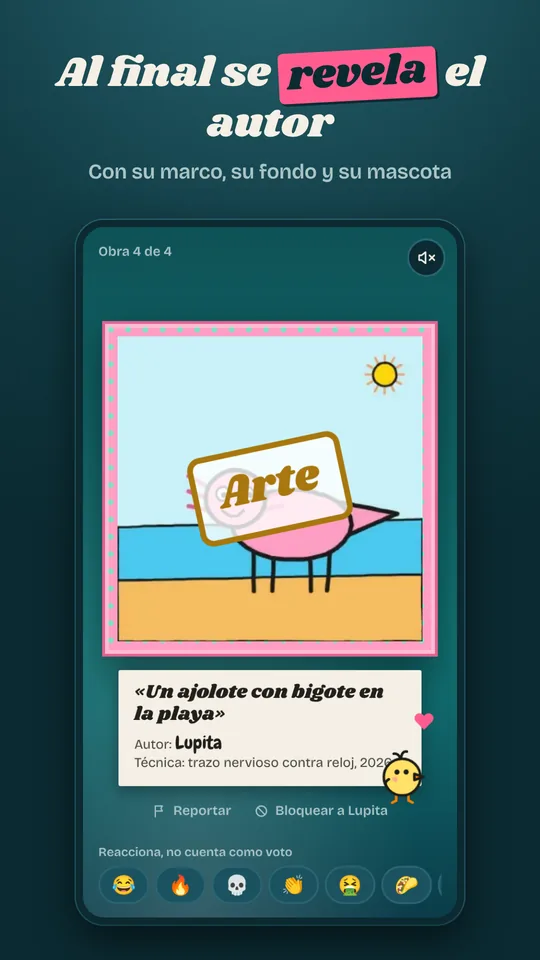 Al final se revela el autor